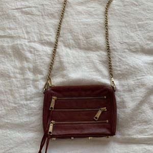 Rebecca Minkoff Burgundy Crossbody Bag
